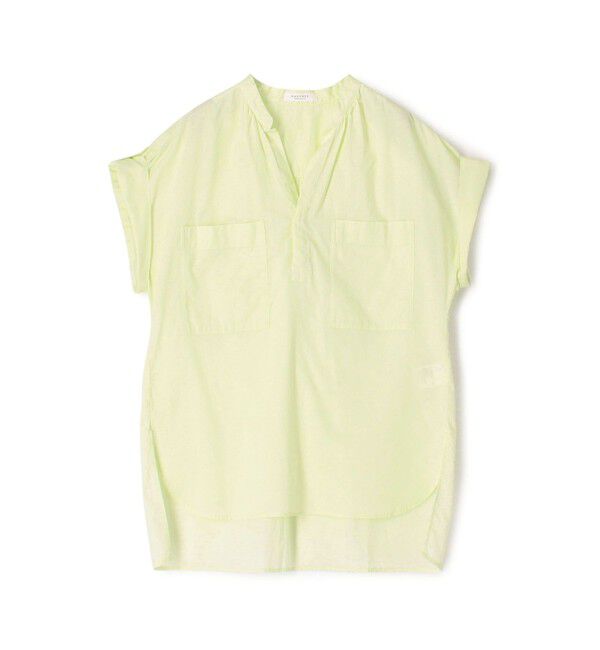 MACPHEE「コーマローン バンドカラーシャツ」|シャツ・ブラウス|53 グリーン