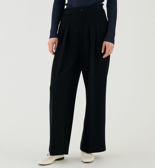 GALERIE VIE「ウールカノコ タックイージーパンツ」|その他|