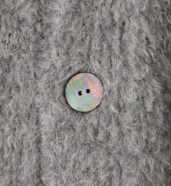 GALERIE VIE「ブリティッシュファー Vネックカーディガン」|カーディガン|