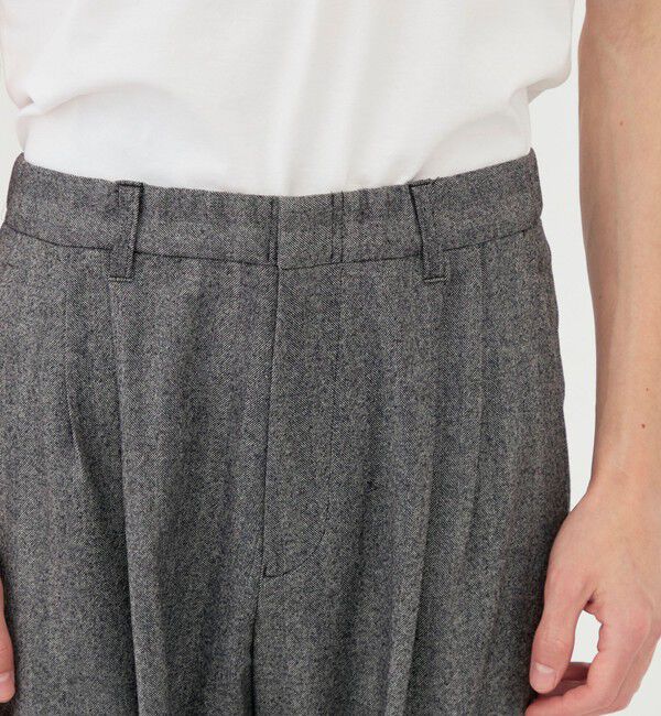 GALERIE VIE「ライトフラノストレッチ タックイージーパンツ」|その他|