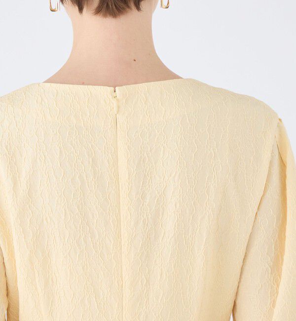 Ballsey「バブルジャカード パフスリーブワンピース」|ワンピース|