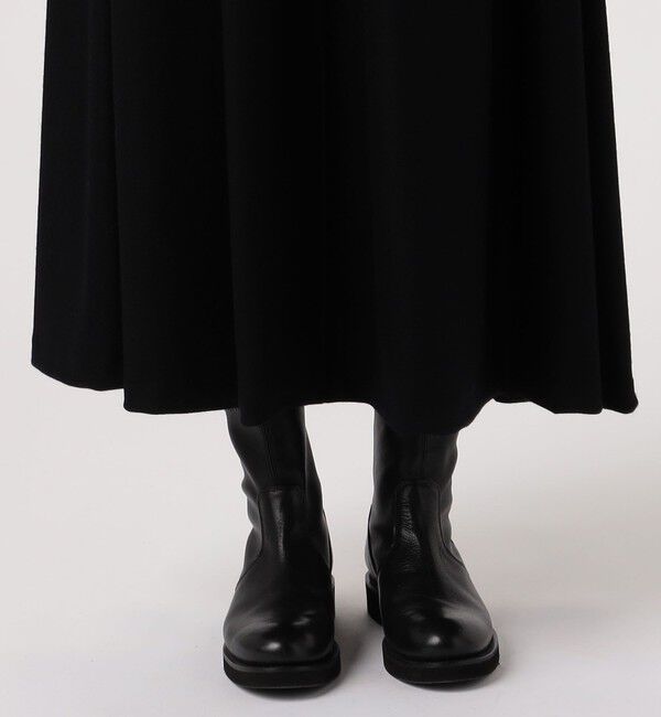 DES PRES「ニットコンビネーション ギャザーフレアスカート」|フレア|