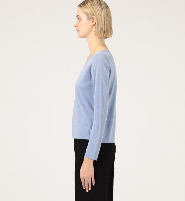 DES PRES「シルク ラウンドネックプルオーバー」|ニット・セーター|