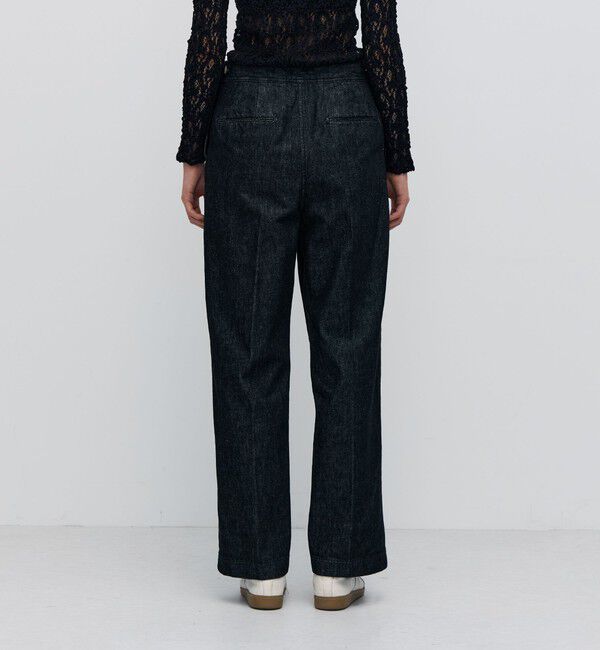 BACCA「ブラックデニム セーラーパンツ」|デニム|