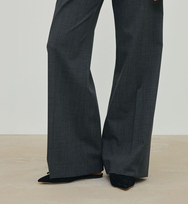 DES PRES「ソフトウールオックスフォード ワンタックパンツ」|スラックス|