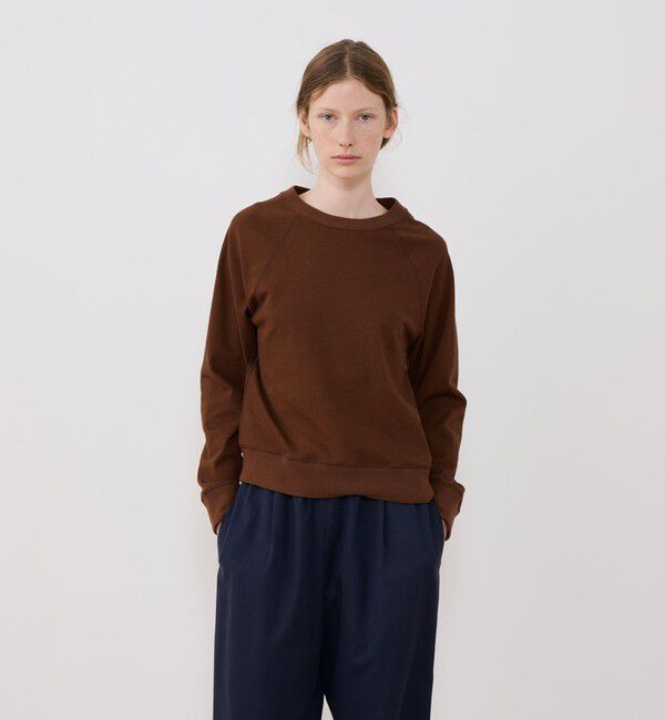 GALERIE VIE「クレープコットンジャージー ラグランスリーブプルオーバー」|スウェット・ジャージ|