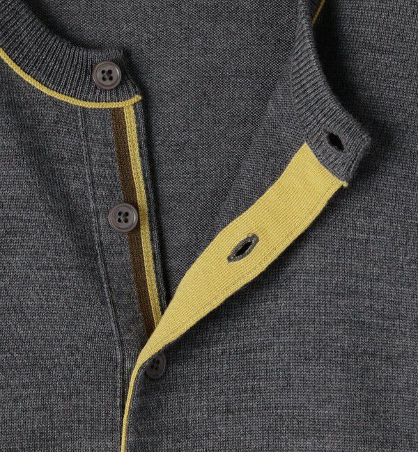 MACPHEE「プレーンウール クルーネックカーディガン」|カーディガン|