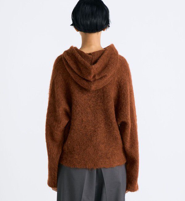 Edition「アルパカシャギー フーディートップス」|ニット・セーター|