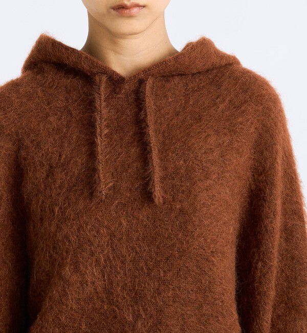 Edition「アルパカシャギー フーディートップス」|ニット・セーター|