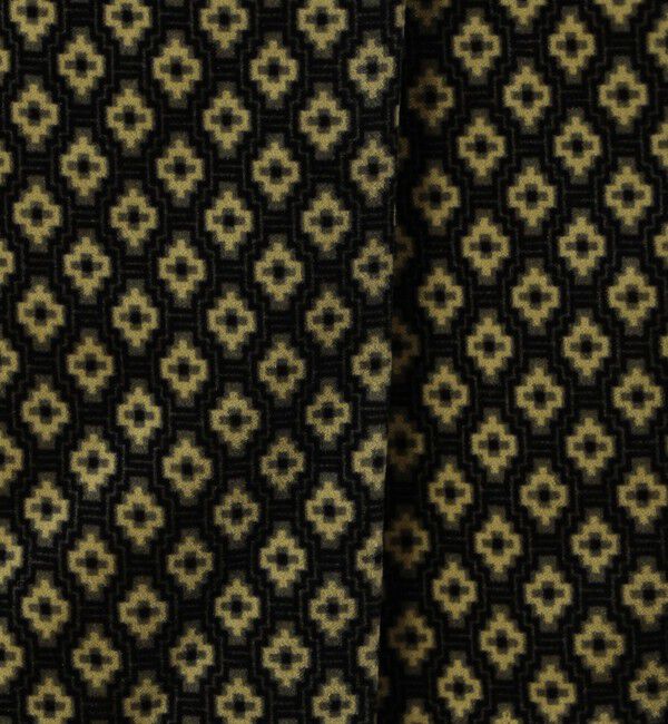 CABaN「コットンベルベット ジオメトリックプリントミニスカート」|スカート|