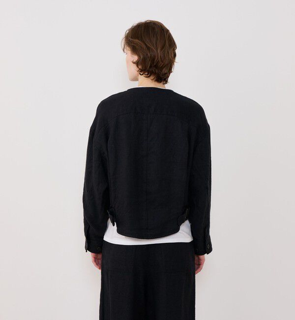GALERIE VIE「ブラッシュドリネン コクーンブルゾン」|ブルゾン・スタジャン|