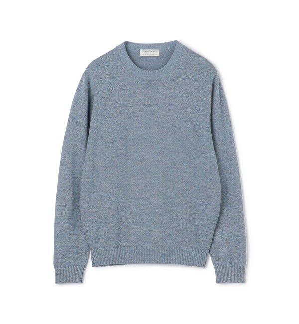 TOMORROWLAND MENS「TOMORROWLAND tricot メリノベーシック クルーネックプルオーバー」|ニット・セーター|63 サックスブルー