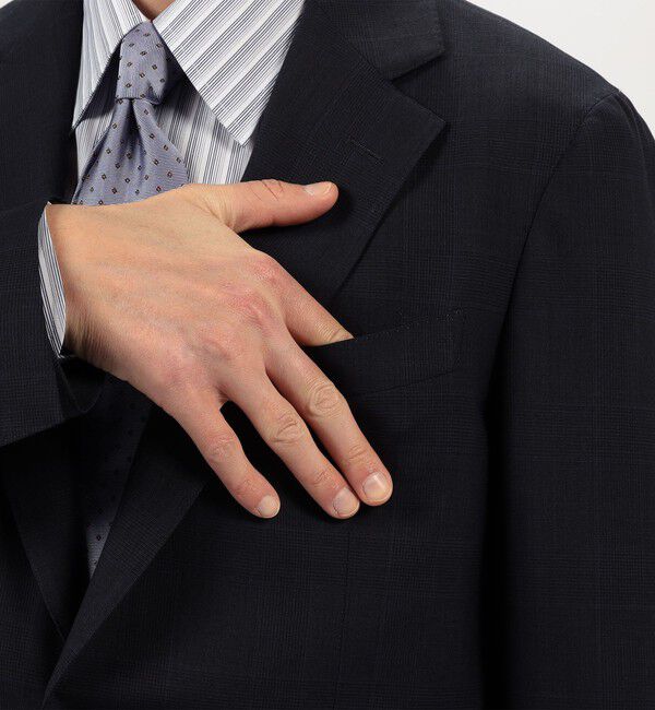 TOMORROWLAND MENS「Super130'sウール シングルブレステッド2Bジャケット DRAGO SWING」|テーラードジャケット|