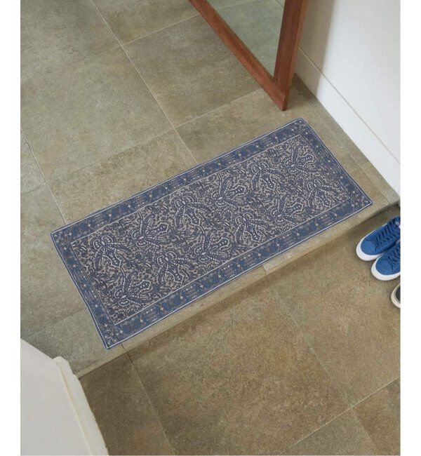 journal standard Furniture「PAISLEY MAT 50X120 ペイズリーマット」|その他|ネイビー