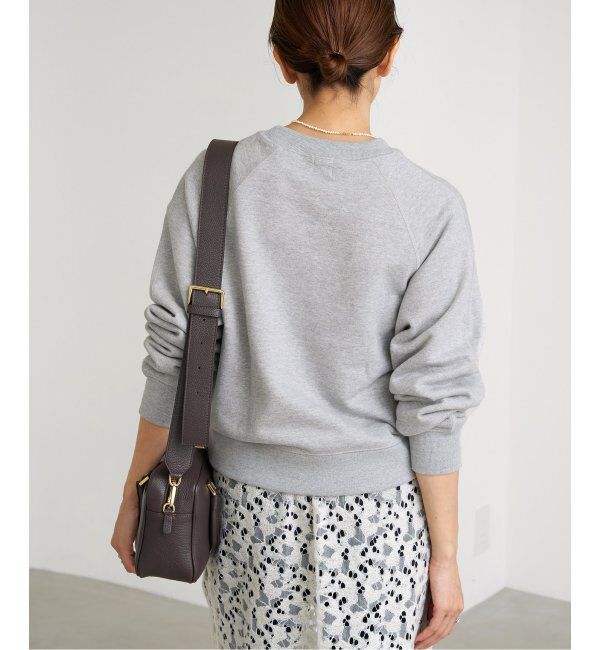 IENA「《追加2》コットン 裏毛クロップドプルオーバー」|スウェット・ジャージ|