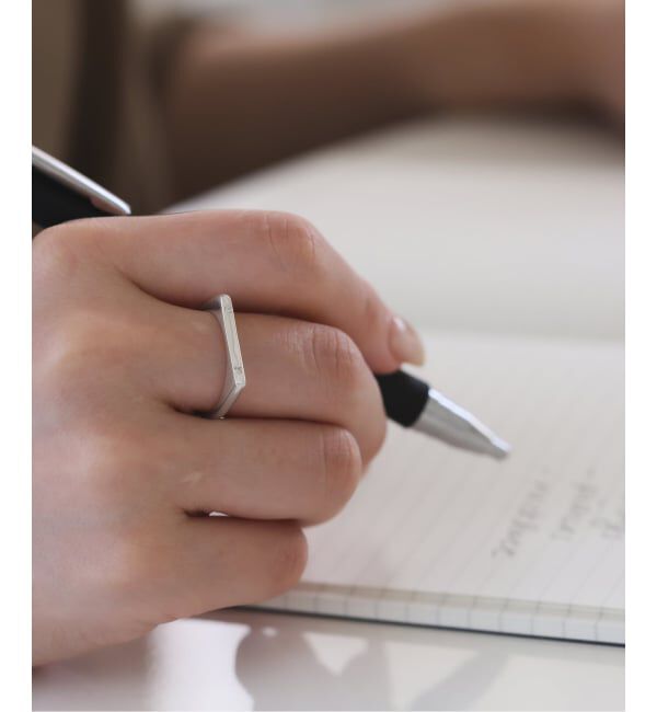 SLOBE IENA「unique/ユニーク SLOBE別注 ダイヤモンド2粒リング」|リング|