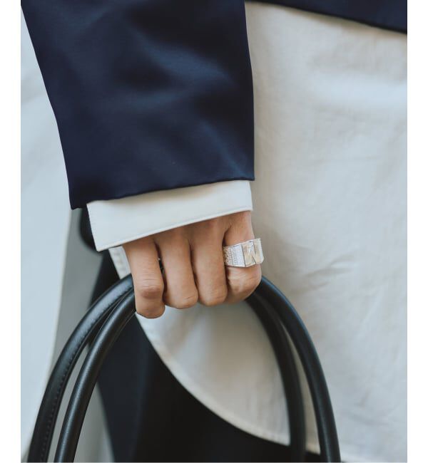 VERMEIL par iena「《WEB限定》ADRAR アドラル イニシャルリング M」|リング|