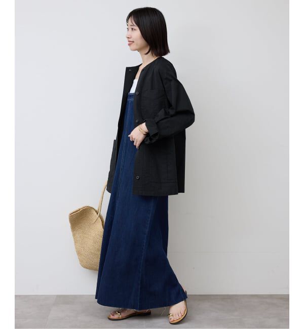 SLOBE IENA「《追加》ノーカラーサファリブルゾン」|その他|