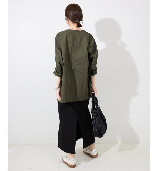 SLOBE IENA「《追加》ノーカラーサファリブルゾン」|その他|