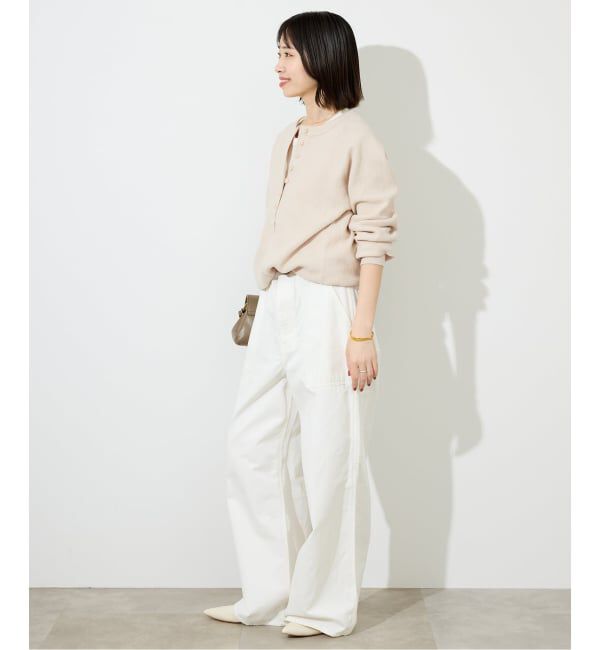 SLOBE IENA「《WEB限定カラー有り/追加》Wフェイスジャージヘンリープルオーバー」|Tシャツ・カットソー|