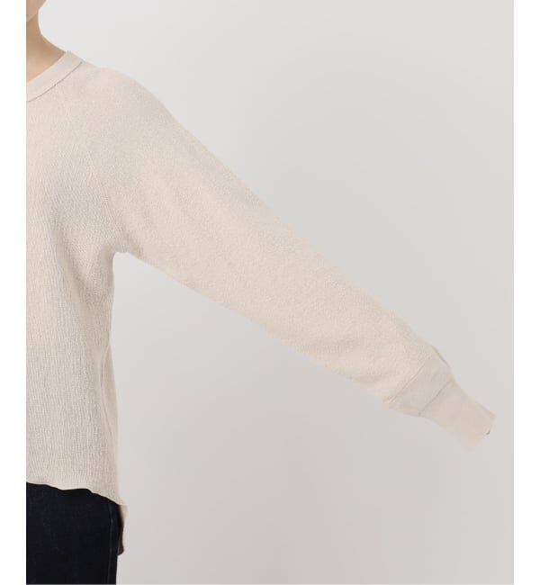 SLOBE IENA「《WEB限定カラー有り/追加》Wフェイスジャージヘンリープルオーバー」|Tシャツ・カットソー|