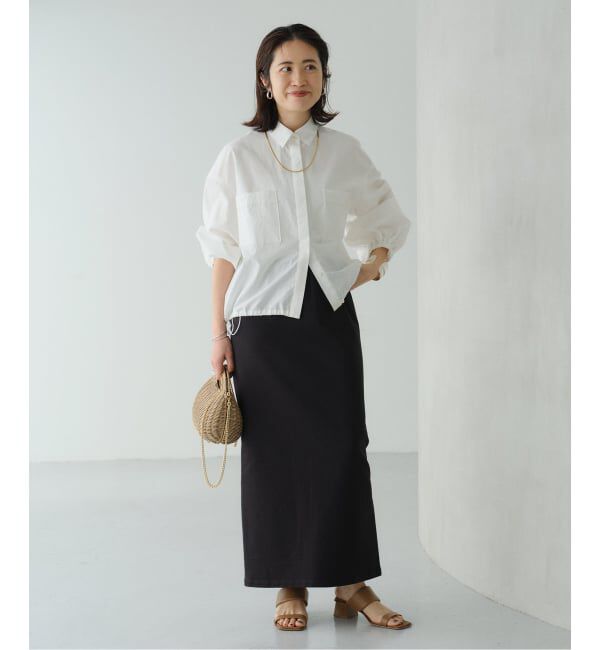 VERMEIL par iena「Drawstring シャツ」|シャツ・ブラウス|