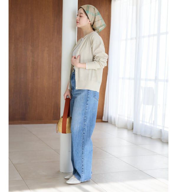 IENA「《新色あり/追加2》LEVITAロングスリーブカーディガン」|カーディガン|