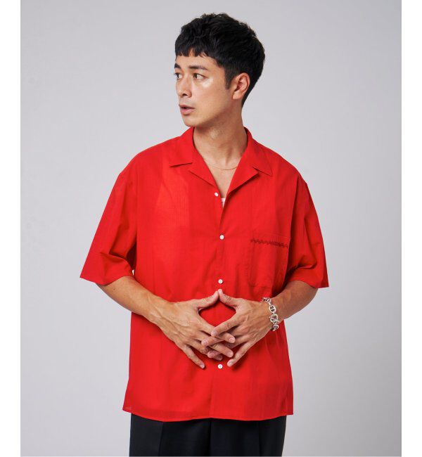 EDIFICE「E.コットン ローン オープン シャツ」|シャツ・ブラウス|