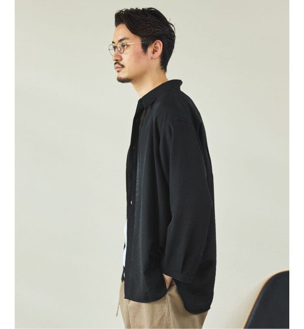 EDIFICE「シアー バンブー 8分袖 レギュラーシャツ」|シャツ・ブラウス|