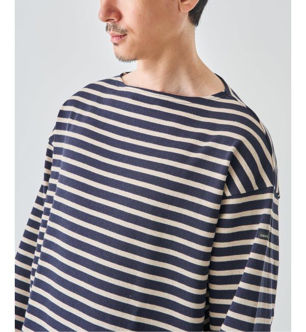 EDIFICE「SAINT JAMES (セントジェームス) 別注 ウエッソン ルーズ ボーダー」|Tシャツ・カットソー|