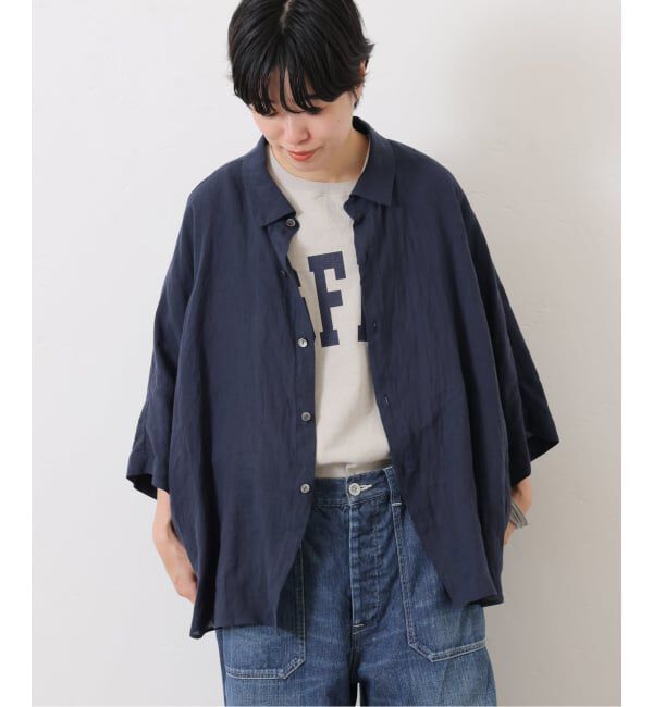 journal standard luxe「《追加》リネンキャンバス バルーンシャツ」|シャツ・ブラウス|