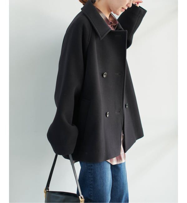 Spick and Span「《追加3》S160スタンドカラーショートコート」|その他|