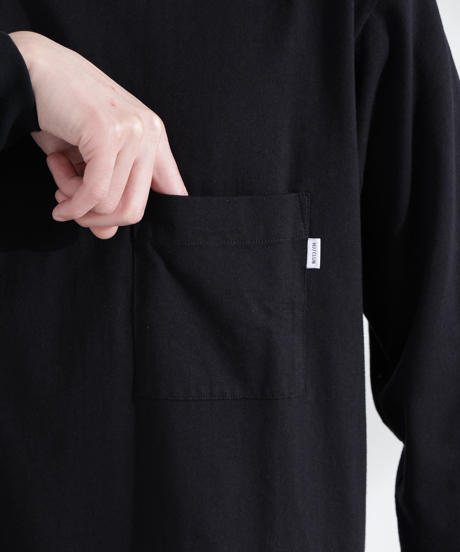 nano･universe「「NJ/CLUB」 ベーシックポケットロングスリーブTシャツ」|Tシャツ・カットソー|