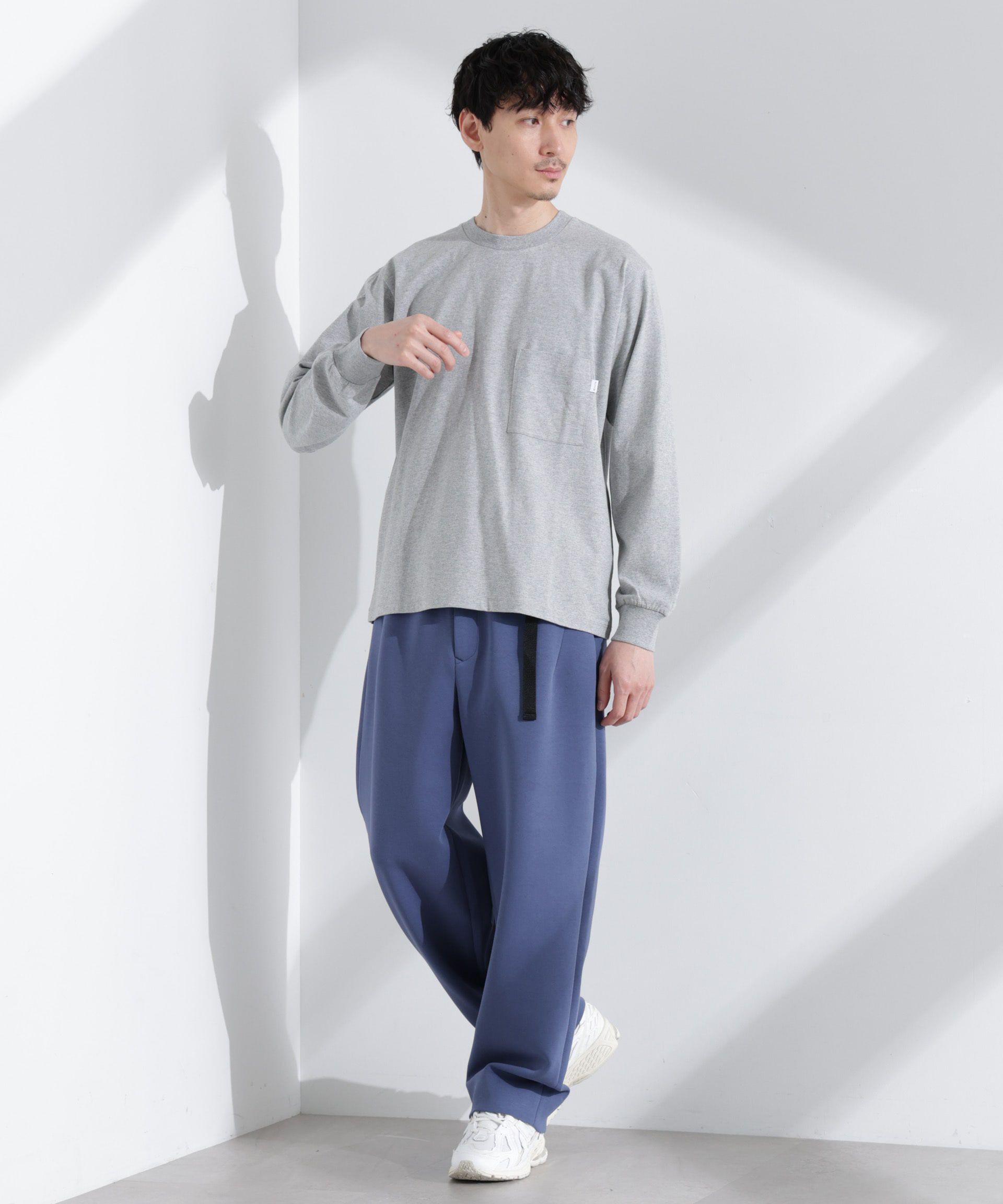 nano･universe「「NJ/CLUB」 ベーシックポケットロングスリーブTシャツ」|Tシャツ・カットソー|