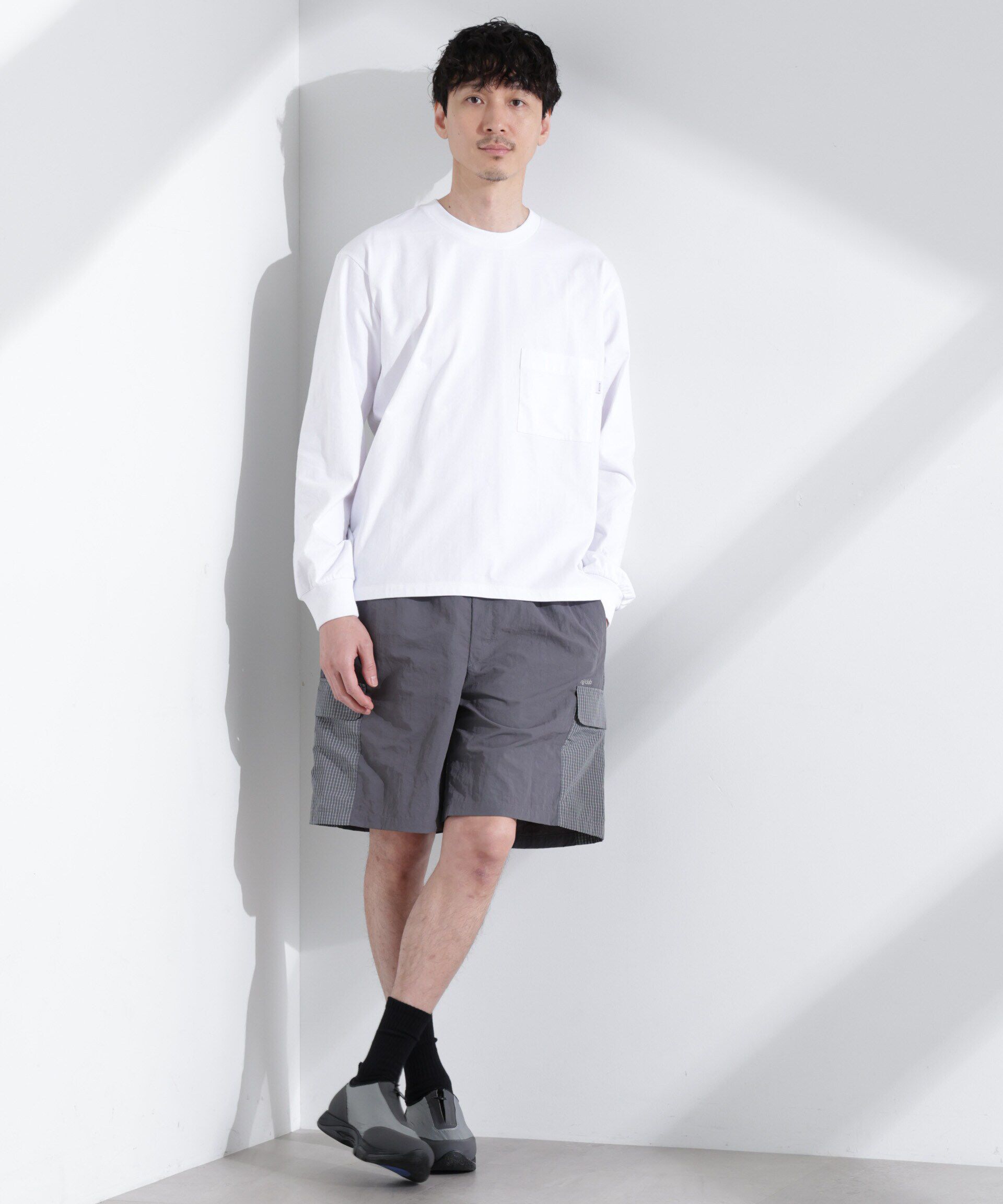 nano･universe「「NJ/CLUB」 ベーシックポケットロングスリーブTシャツ」|Tシャツ・カットソー|