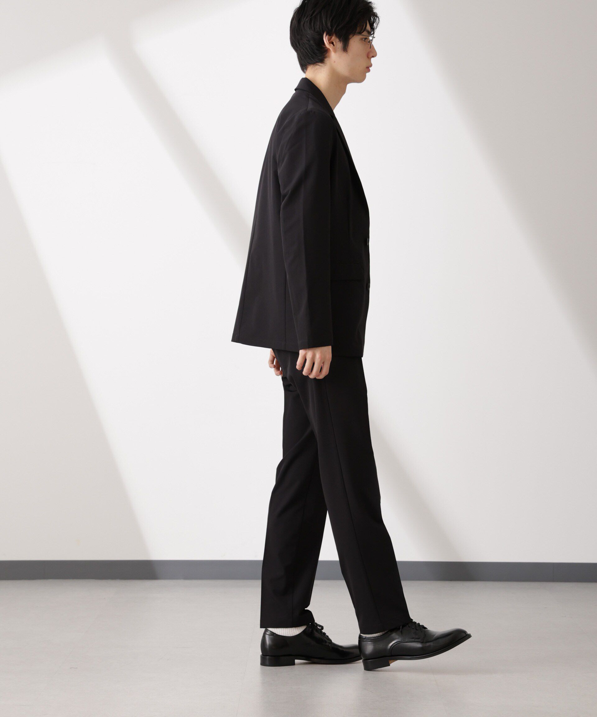 nano･universe「ライトウェイトストレッチ ジャケット(セットアップ可)」|テーラードジャケット|