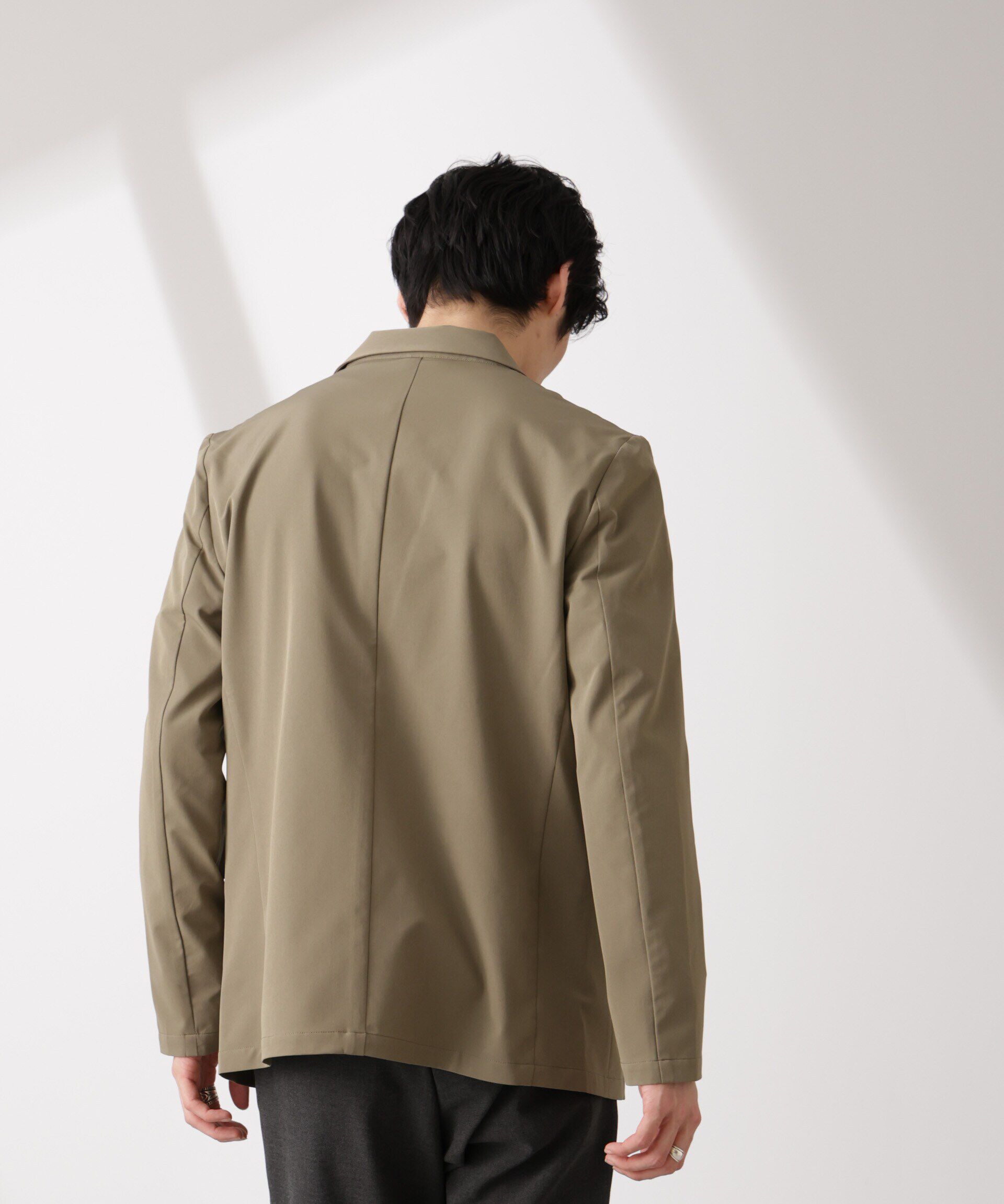 nano･universe「ライトウェイトストレッチ ジャケット(セットアップ可)」|テーラードジャケット|