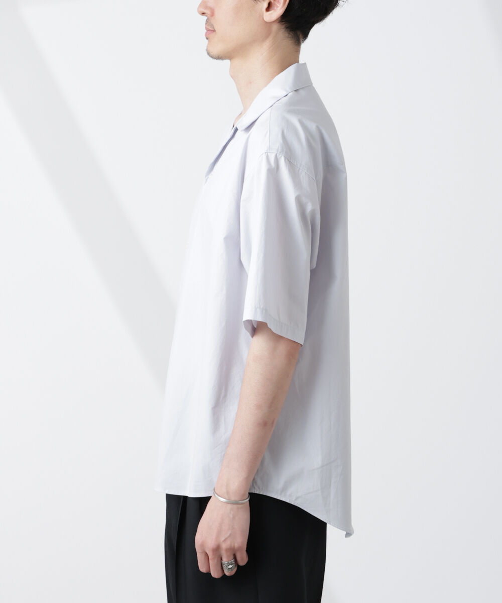 nano･universe「「大人のワイドシャツ」オープンカラー 半袖」|シャツ・ブラウス|