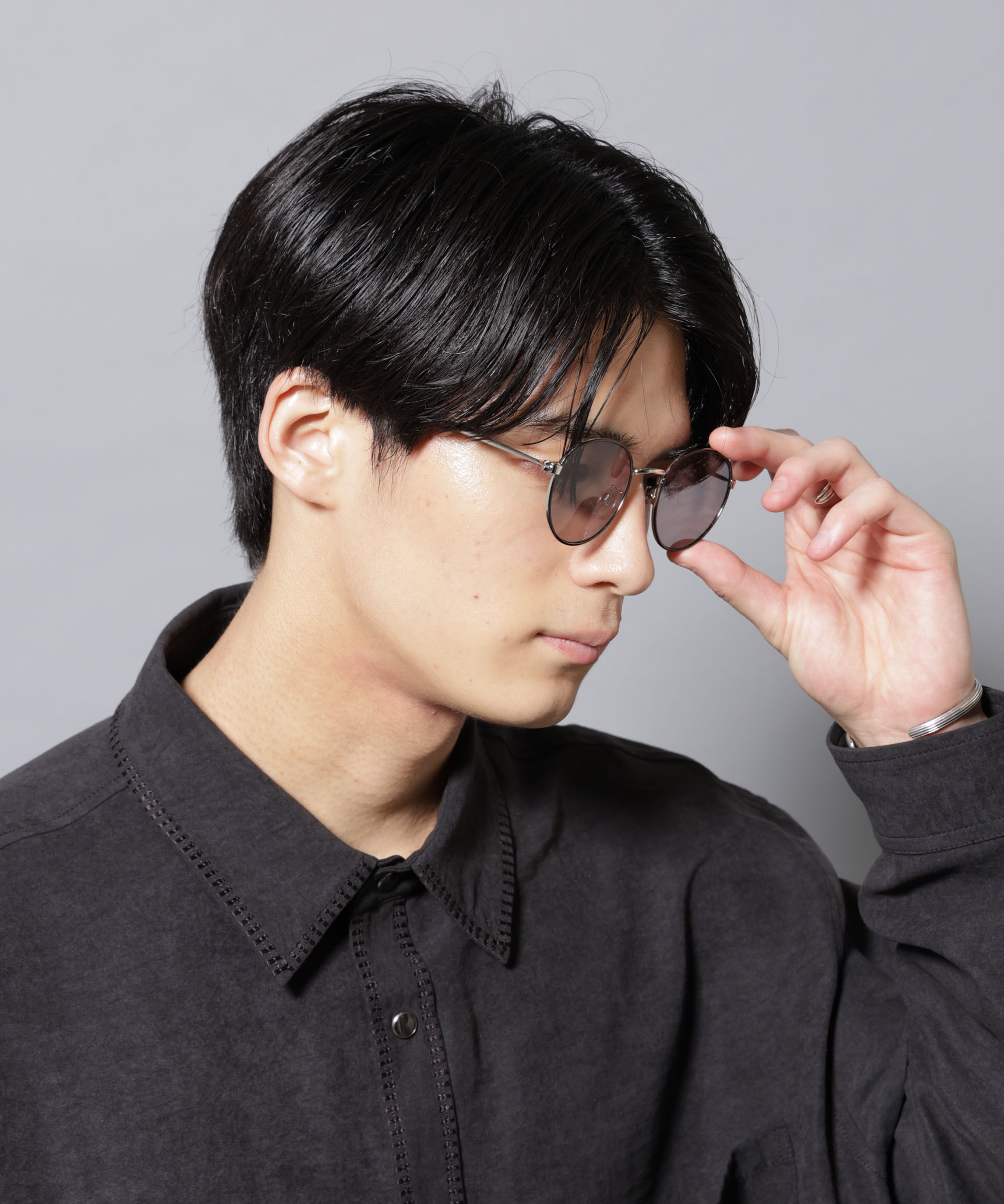 nano･universe「アイウェア サングラス/ボストン型  メタルフレーム」|メガネ|