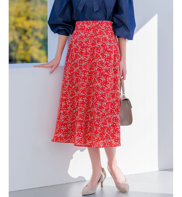 組曲「プランタンプリント フレアスカート」|スカート|