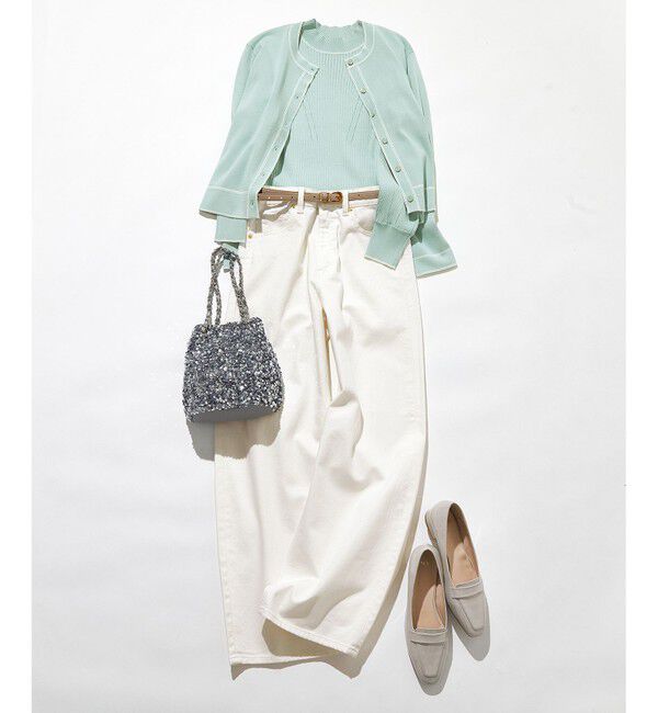 ANY SIS「【美Denimシリーズ】セミカーブワイド デニム」|デニム|