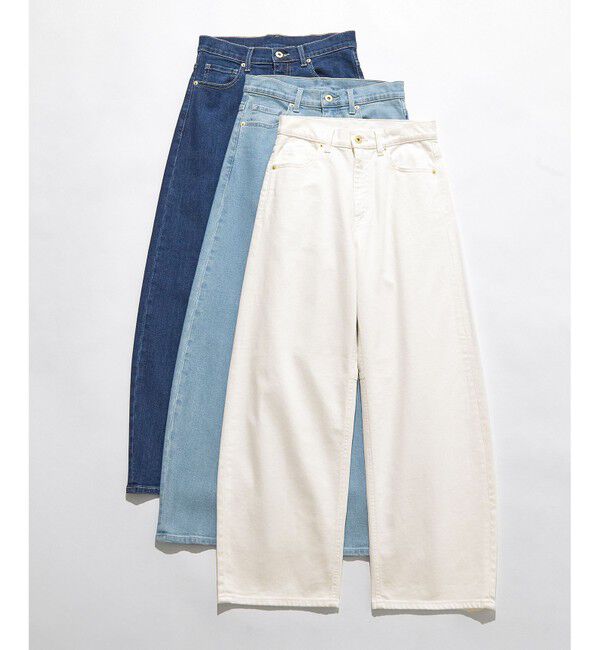 ANY SIS「【美Denimシリーズ】セミカーブワイド デニム」|デニム|