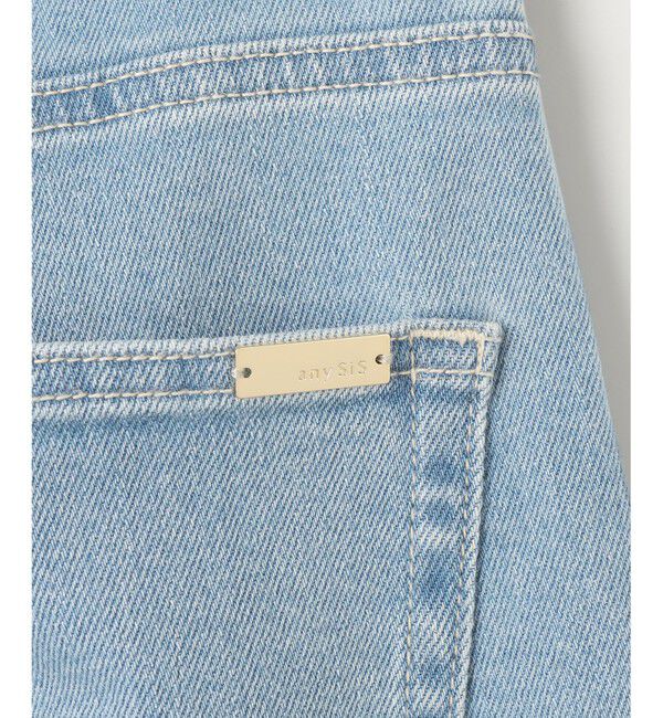 ANY SIS「【美Denimシリーズ】セミカーブワイド デニム」|デニム|