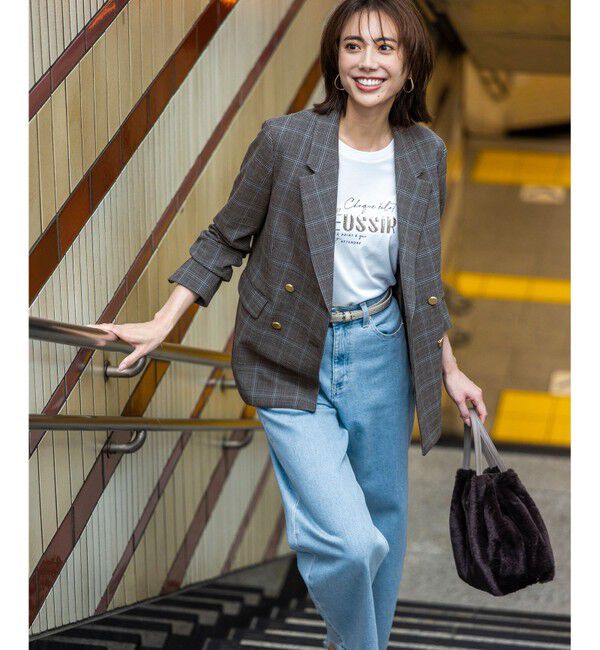 ANY SIS「【美Denimシリーズ】セミカーブワイド デニム」|デニム|