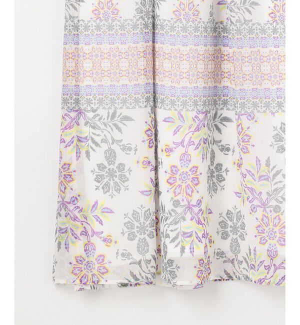 GRACE CONTINENTAL「サラサシフォンロングスカート」|スカート|