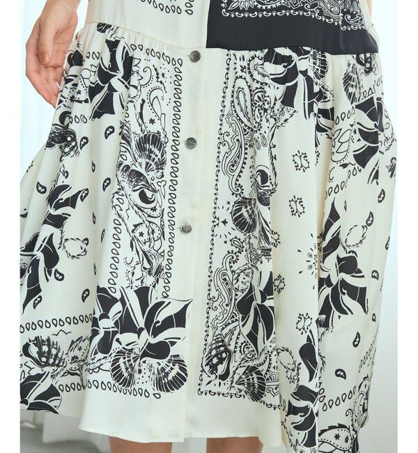 Grace Class「バンダナプリントシャツドレス」|ワンピース|