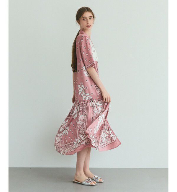 Grace Class「バンダナプリントシャツドレス」|ワンピース|