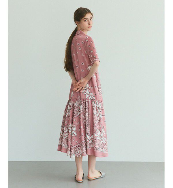 Grace Class「バンダナプリントシャツドレス」|ワンピース|