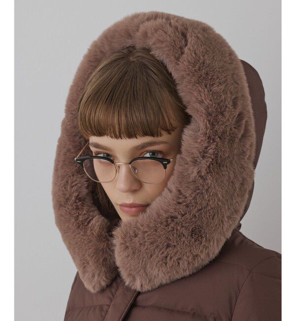 GRACE CONTINENTAL「エコファーショートダウンジャケット」|ダウン|