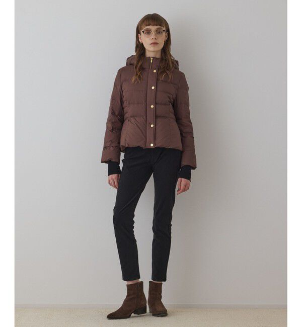 GRACE CONTINENTAL「エコファーショートダウンジャケット」|ダウン|